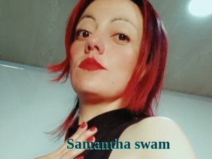 Samantha_swam